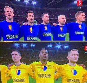 Mykhailo Khoma Instagram - Данія - Голандія 💙💛 
Дякуємо за підтримку ✊✊
#всеукраїна
#standwithukraine
#uaразом