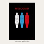 Mykhailo Khoma Instagram – Ukrainian designers and illustrators speak up with their works since the beginning of the aggressive war that Russia wages against Ukraine. They create illustrations, collages, and posters to cover major events of the war and to protest against Russian cruelty.
Some artists sell their works and donate profits to the Ukrainian Army. To support the Ukrainian Armed Forces even more, professional community has launched a flashmob under the hashtag #ЯДякуюЗСУ (Ukr. “I thank Ukrainian Armed Forces”), in order to create even more posters supporting the Ukrainian Army.
On February 27th, Holy Water IT-startup together with the Ukrainian art institutions announced an open call for the Ukrainian artists’ art works. The aim is to create NFT collection, place it on the international platforms and fundraise one million US dollars for Ukraine and the Ukrainian army.