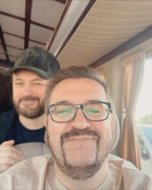 Mykhailo Khoma Instagram - Дорогою з Києва до Львова, вітаємо нашу столицю 
з Днем народження!!!