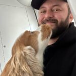 Mykhailo Khoma Instagram - Повертаючись з Праги до Києва мав неймовірно приємну зустріч з прикордонником Чарлі☺️