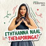 Myna Nandhini Instagram - Ore idathula 100+ Real Estate Developers varum podhu, thani thaniya edhuku thedikittu? Unga Sondha veedu vanga sariyaana neram idhu dhan! Credai Fair Pro 2024 - The Biggest Real Estate Fair is happening in Chennai at Chennai Trade Centre on March 8th,9th & 10th Nanum yen dream home ah osndhamaakka anga irupan. Neegalum kandipa vanga! #CredaiChennai #CredaiFairPro #CredaiChennai2024 #Credai2024 #Chennai #ChennaiEvents #RealEstate #RealEstateFair #ChennaiRealEstate