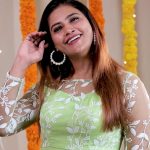 Myna Nandhini Instagram - Nice light green gown @chakrabortymukta 🥰😘😍