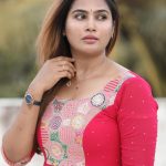 Myna Nandhini Instagram - Beautiful dress perfect stitch from @deepoo_designers thanks to @skmani_photography @local_vj_mani ❤️😘 because avan than camera 📸