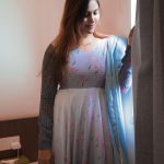 Myna Nandhini Instagram - Elegant dress from @deepoo_designers 😘❤️ camera @skmani_photography