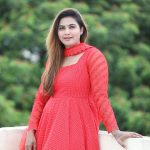 Myna Nandhini Instagram - Beautiful red dress from @chakrabortymukta