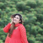 Myna Nandhini Instagram - Beautiful red dress from @chakrabortymukta