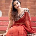 Myna Nandhini Instagram - Beautiful saree @kaarigai.sarees pc @skmani_photography