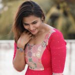 Myna Nandhini Instagram - Beautiful dress perfect stitch from @deepoo_designers thanks to @skmani_photography @local_vj_mani ❤️😘 because avan than camera 📸
