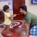 Myna Nandhini Instagram - 😘🥰😍 very long back but its soo cuttttttuuuu smile sound from @iam_dhruvanofficial @iam_yogeshwaram