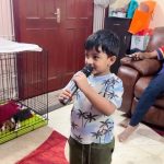 Myna Nandhini Instagram - Oru vela nammala vida periya singerah varuvanoooooo❤️ any way my son nalla paaduraman nee #dhruvan @iam_yogeshwaram #thala #visuvasam #ajithukumar #ak #myna #yogesh #mynanandhini #nayenthara