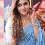 Myna Nandhini Instagram - Beautiful saree from @kaarigai.sarees Camera @nagendran_v 🙏🏻and beautiful jewels from @new_ideas_fashions 😍❤️