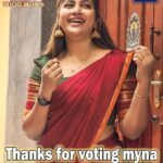 Myna Nandhini Instagram – #thankusomuch❤️ #chellakuttys #forvoting #myna #loveuall❤️❤️❤️😘😘😘