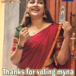 Myna Nandhini Instagram - #thankusomuch❤️ #chellakuttys #forvoting #myna #loveuall❤️❤️❤️😘😘😘
