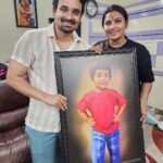 Myna Nandhini Instagram - Thank you soo much @alex_d_ashrag Love u pappa @iam_yogeshwaram