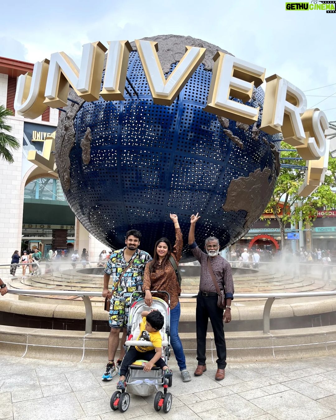 Myna Nandhini Instagram - #singaporetravel #universalstudiosingapore @myna_nandhu #dhruvanbirthday #celebrationoflife Travel Partner - @gtholidays.in UNIVERSAL STUDIOS SINGAPORE(SENTOSA)