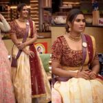 Myna Nandhini Instagram - நம்மை அவமானப்படுத்தும் போது அந்த நொடியில் வாழ்க்கை வெறுத்தாலும் அடுத்த நொடியில் இருந்துதான் நம் வாழ்க்கையே ஆரம்பமாகுது... #bigbossseason6tamil Wardrobe collection - @mokshe_rental_destination Jewelery collection - @mokshe_bridal_jewellery