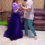 Myna Nandhini Instagram - Unconditional love @iam_yogeshwaram and thanks to beautiful dress from @akira_the_couture__