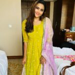 Myna Nandhini Instagram - Dress from @deepoo_designers