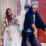 Myna Nandhini Instagram - Fun dance with my thambiooo @balasubramaniyanrajendran