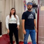 Myna Nandhini Instagram - Fun dance with my thambi @balasubramaniyanrajendran