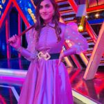 Myna Nandhini Instagram - Funny pic 😛😛 beautiful dress from @andy_k_studio