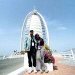 Myna Nandhini Instagram - #bujialarab #couplegoals #happyholidays @myna_nandhu @pickyourtrail @raynatours_ Burj Al Arab Jumeirah