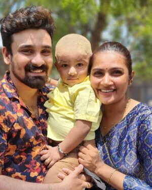 Myna Nandhini Instagram - Dhruvan ku mottai adichachu @myna_nandhu