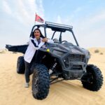 Myna Nandhini Instagram - Desert Safari 🏜️ must-do activity in Dubai! Thanks to @raynatours_ @pickyourtrail for this super experience 😍 . . #UnwrapTheWorld #LetsPYT #Pickyourtrail #lovindubai #RaynaTours #vacationindubai #dubailover #mydubai #dubai #dubaitravel #visitdubai #dubaiactivities #safaridubai #dubaidesert #dubaidesertsafari #safari Desert Safari Dubai
