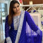 Myna Nandhini Instagram - Omg so beautiful blue colour wow wow wow @chakrabortymukta
