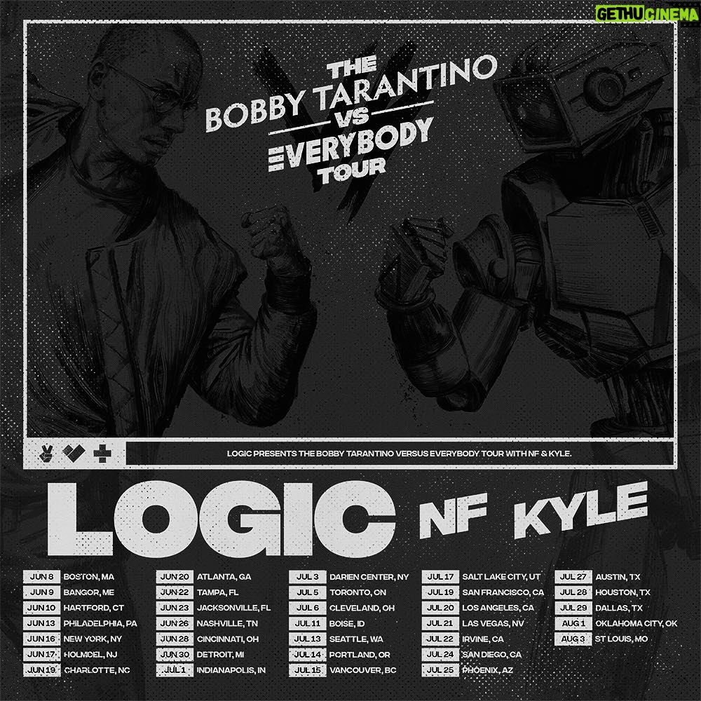 NF Instagram - Hey guys joining Logic on tour this summer. Tickets go on sale Friday at noon local time at (nfrealmusic.com)