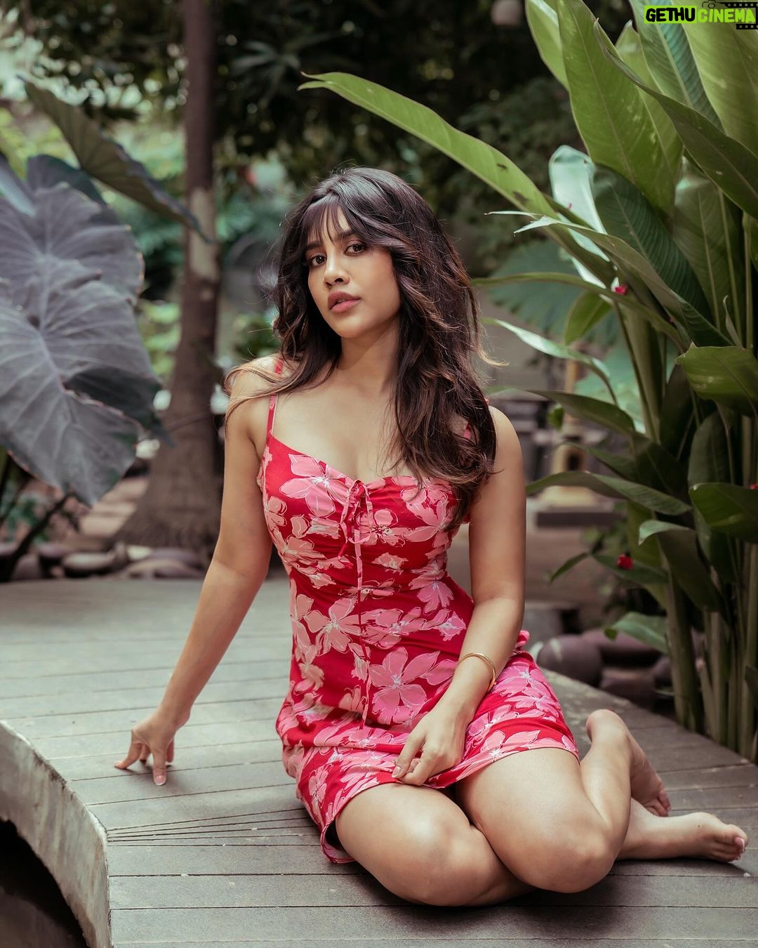 Nabha Natesh Instagram - just your barbie girl ! 🦄🍭🛼⛱️🛍️ : : : Styling : @sandhya_sabbavarapu @team_sandhya Styling team: @styled_bysonali_ outfit : @summersomewhereshop Photography: @puchi.photography Hair: @crafted_hair_by_her Makeup : @nehabagga21 Managed by : @theblinders.in