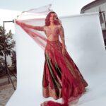 Nabha Natesh Instagram - hues of life. ft. Yours truly! : : : Outfit : @tanva_by_deepika Jewellery: @the_jewel_gallery @vcjew.ellers Styling : @sandhya__sabbavarapu @team_sandhya Photography : @puchi.photography Styling assistant : @styled_bysonali_ @styled_by_amer Hair : @crafted_hair_by_her Makeup : @kiranmakeup