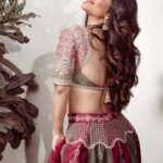 Nabha Natesh Instagram - hues of life. ft. Yours truly! : : : Outfit : @tanva_by_deepika Jewellery: @the_jewel_gallery @vcjew.ellers Styling : @sandhya__sabbavarapu @team_sandhya Photography : @puchi.photography Styling assistant : @styled_bysonali_ @styled_by_amer Hair : @crafted_hair_by_her Makeup : @kiranmakeup