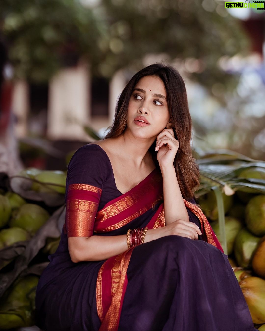Nabha Natesh Instagram - Woke up one day and decided to take a stroll on the streets of old Bengaluru. Some of these buildings and walls are centuries-old. I’ve always wondered what these stones have witnessed all through these years. The stories must be fascinating ! : : : Photographer: @ponnappa Stylist - @sandhya__sabbavarapu Assisted by - @sirichandana_medi Hair: @harshasingh512 Mua : @makeoverby_jyothi.pradeep