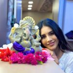 Nabha Natesh Instagram - While I'm at work, my heart is at home, wishing others the warmth of the festival. happy Ganesha Chathurdashi 🦚