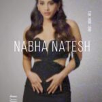 Nabha Natesh Instagram - ‘coz you know 🖤 : : Outfit : @labeldivyagoel Jewellery: @lavgender Styling :@sandhya__sabbavarapu @team_sandhya Styling team : @prekshadhakad_ @styled_bysonali_ Photography : @pranav.foto Video Edit: @aakashauzome Hair : @crafted_hair_by_her Makeup : @sonalsethiamakeup