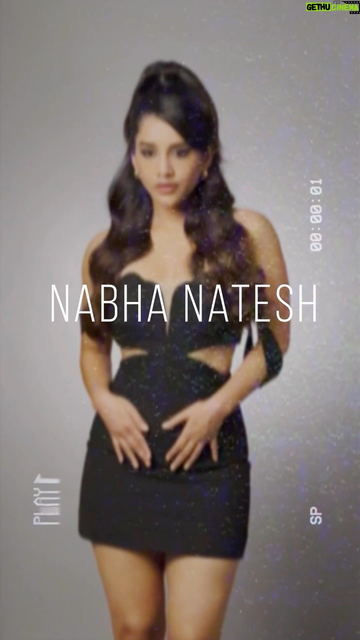 Nabha Natesh Instagram - ‘coz you know 🖤 : : Outfit : @labeldivyagoel Jewellery: @lavgender Styling :@sandhya__sabbavarapu @team_sandhya Styling team : @prekshadhakad_ @styled_bysonali_ Photography : @pranav.foto Video Edit: @aakashauzome Hair : @crafted_hair_by_her Makeup : @sonalsethiamakeup