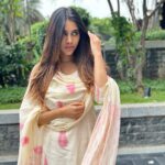 Nabha Natesh Instagram - Today’s dump ! ; : : Shot and styled by @sandhya__sabbavarapu Outfit @reshaindia Leela Palace Hotel Chennai