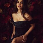 Nabha Natesh Instagram - The petals hold a story only the mystique rose knows. : : : : Photograper - @ishan.n.giri Outfit - @houseofcb Stylist - @sandhya__sabbavarapu Styling team - @team_sandhya @sirichandana_medi Makeup - @sonalsethiamakeup Hair - @thimmappa180 Location - @surreal.verse