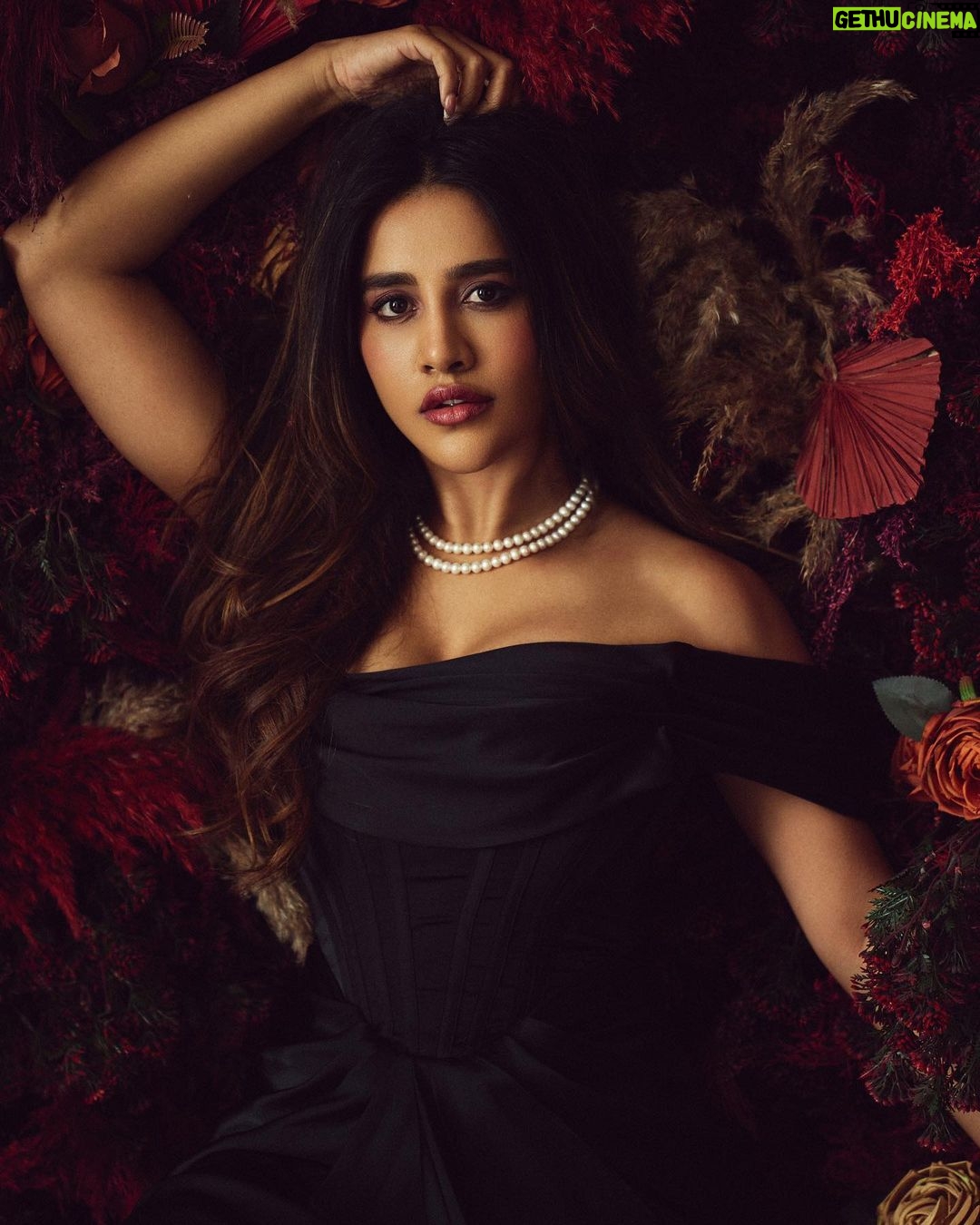 Nabha Natesh Instagram - In the realm of imperfection, the dirty rose reigns supreme! : : : : Photograper - @ishan.n.giri Outfit - @houseofcb Stylist - @sandhya__sabbavarapu Styling team - @team_sandhya @sirichandana_medi Makeup - @sonalsethiamakeup Hair - @thimmappa180 Location - @surreal.verse