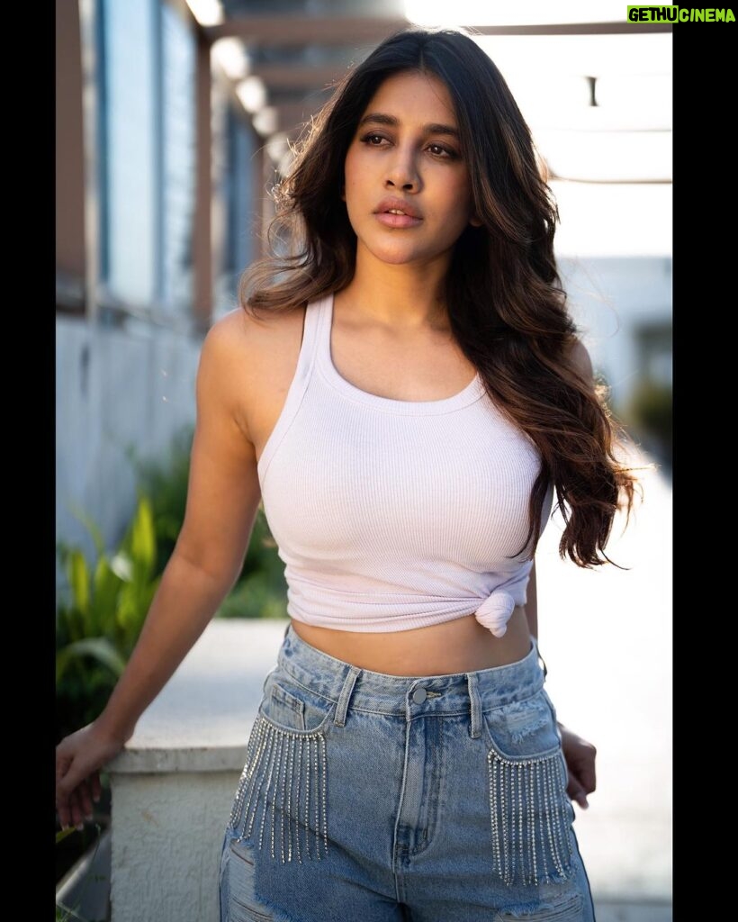Nabha Natesh Instagram - when one’s fav pass time be sun-soaking . So can u guess if these pictures where taken in the morning or evening? : : Photography : @jagguvarmaa