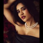 Nabha Natesh Instagram - The petals hold a story only the mystique rose knows. : : : : Photograper - @ishan.n.giri Outfit - @houseofcb Stylist - @sandhya__sabbavarapu Styling team - @team_sandhya @sirichandana_medi Makeup - @sonalsethiamakeup Hair - @thimmappa180 Location - @surreal.verse