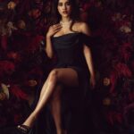 Nabha Natesh Instagram - In the realm of imperfection, the dirty rose reigns supreme! : : : : Photograper - @ishan.n.giri Outfit - @houseofcb Stylist - @sandhya__sabbavarapu Styling team - @team_sandhya @sirichandana_medi Makeup - @sonalsethiamakeup Hair - @thimmappa180 Location - @surreal.verse