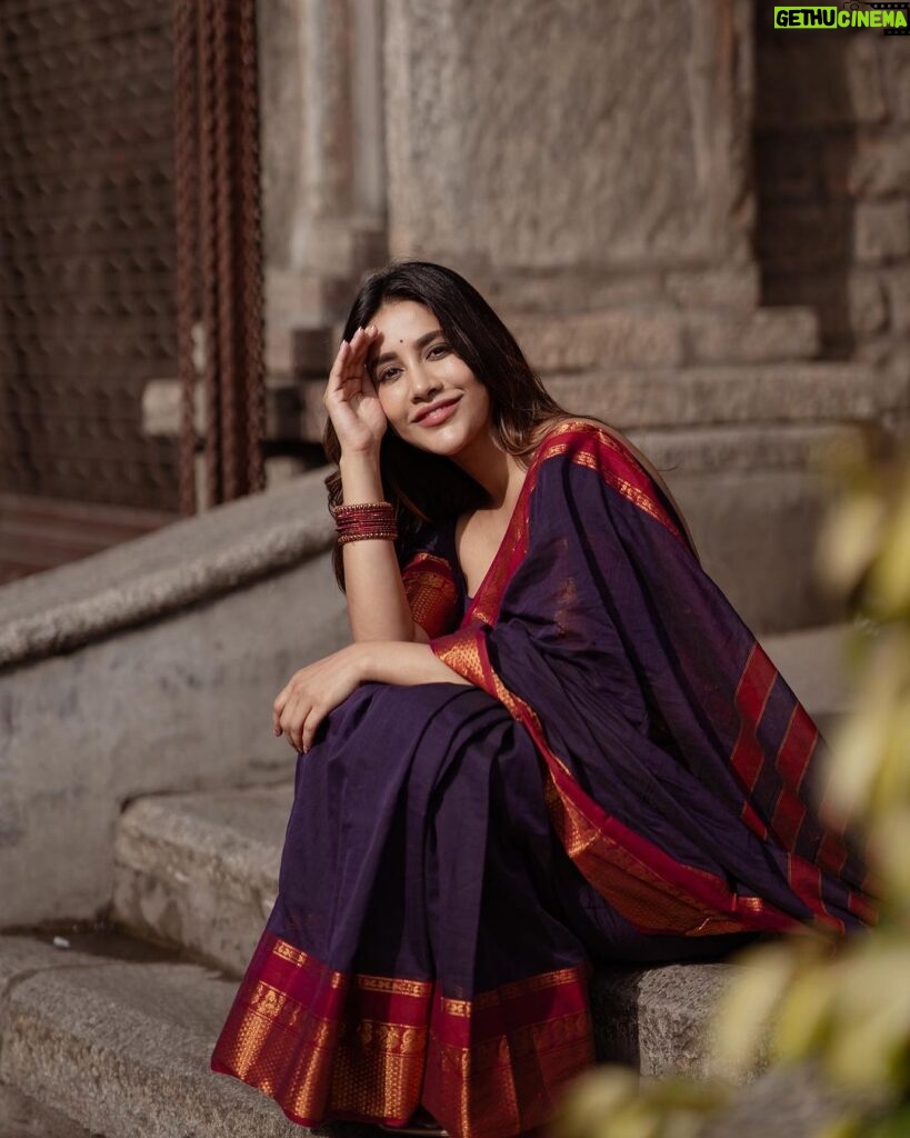 Nabha Natesh Instagram - Woke up one day and decided to take a stroll on the streets of old Bengaluru. Some of these buildings and walls are centuries-old. I’ve always wondered what these stones have witnessed all through these years. The stories must be fascinating ! : : : Photographer: @ponnappa Stylist - @sandhya__sabbavarapu Assisted by - @sirichandana_medi Hair: @harshasingh512 Mua : @makeoverby_jyothi.pradeep