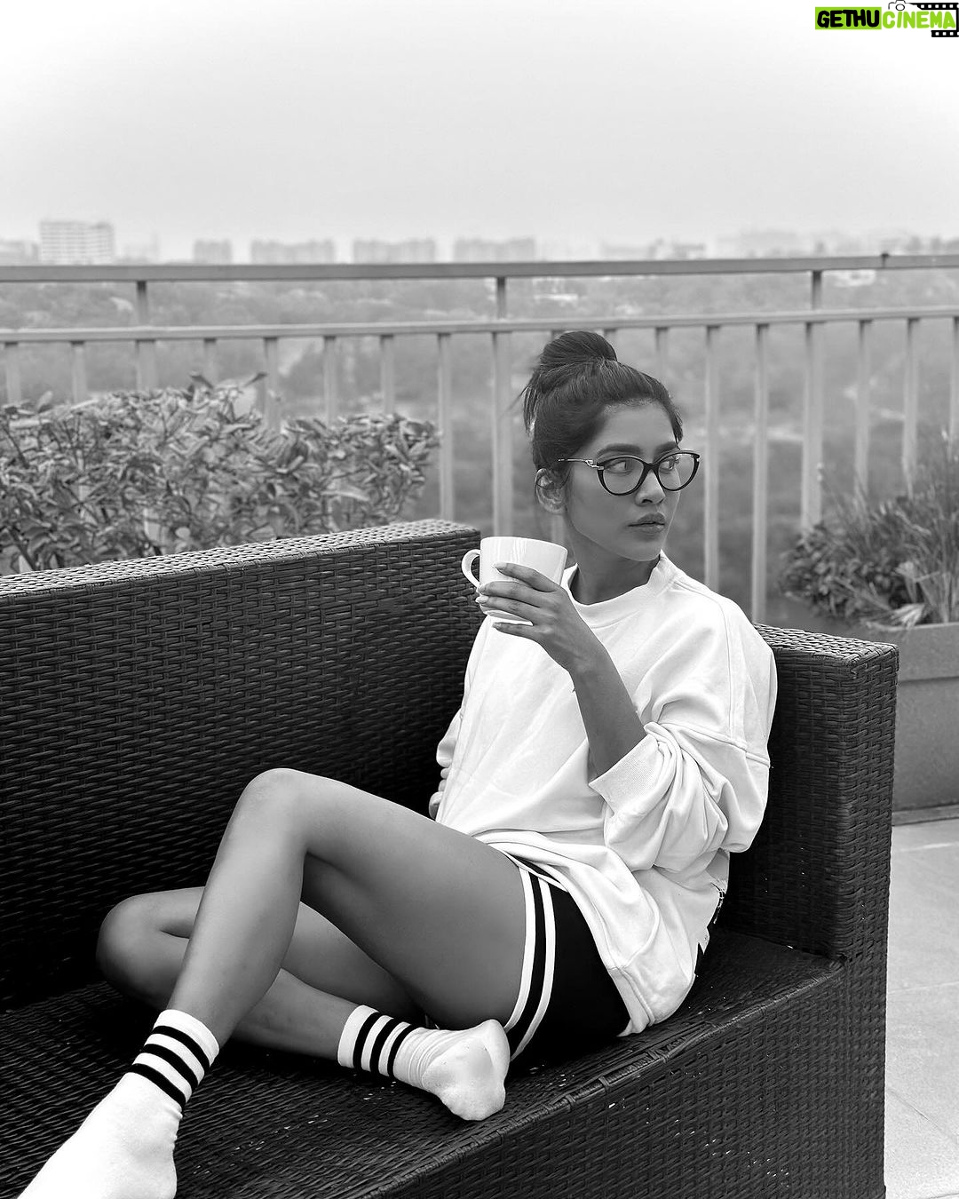 Nabha Natesh Instagram - caffeinate. read. sky-gaze. repeat 🔁 my perpetual mood !