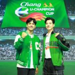 Nachat Juntapun Instagram – คิดถึงเพื่อนโอ้มากเลย ไม่เจอกันนาน 
กลับมาทั้งทีต้องเจอกันที่งานช้างเท่านั้น
เชียร์บอลโลกจบไปแล้ว ขอชวนเพื่อนโอ้มาเชียร์บอลมหาลัยบ้าง

นี่เลย!! Chang U-Champion Cup ที่ปีนี้พวกผม 2 คนและช้างมีรางวัลในฝัน
จะพาน้องๆทีมแชมป์ไปสัมผัสประสบการณ์ระดับโลกถึงอังกฤษกับสโมสรเลสเตอร์ ซิตี้
ตั้งใจเตะกันน้าาา ผมกับเพื่อนโอ้เป็นกำลังใจให้ เพราะผมอยากไปอังกฤษแล้วโว้ยยย 🤣🤣🤣🤣🤣

ฝาก FC ทุกคนไปติดตามการแข่งขัน Chang U-Champion Cup และ ไปเล่นกิจกรรม
ส่งเสียงเชียร์มหาวิทยาลัยของพวกเราได้ที่ Facebook : Chang World
ช้างมีของรางวัลเจ๋งๆเพียบเลย ไปเล่นกันด้วยนะ!

#ChangUChampionCup2023
#CheerChangUCC
#ช้างฟุตบอลมหาวิทยาลัย