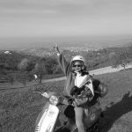 Nadine Lustre Instagram - a beautiful day for a vespa ride. @harlanholden.coffee #harlancoffee #becausehazelnut Alba, Italy