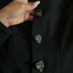 Nadine Lustre Instagram – @jude.macasinag’s vintage Schiaparelli blazer.
yep, those are crystals on the buttons.