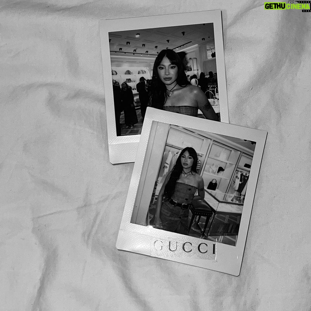 Nadine Lustre Instagram - polaroids from last night @gucci #GucciPH