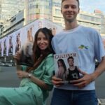 Nadya Dorofeeva Instagram - Як з обкладинки 🤩 @max_barskih & @nadyadorofeeva & @gulliver.kyiv ТРЦ Gulliver